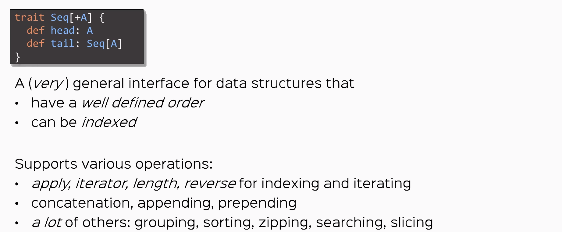 Seq Overview